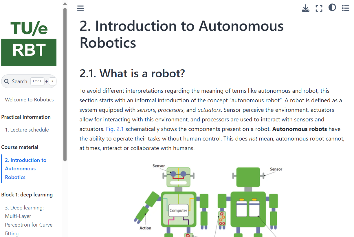 4TB00 Introduction to Autonomous Robotics